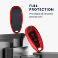 kwmobile Autoschlüssel Hülle kompatibel mit Suzuki Sport 2-Tasten Autoschlüssel Keyless Go - Schlüsselhülle Silikon Cover