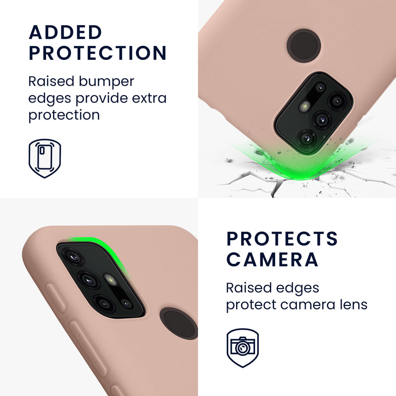 kwmobile Handyhülle für Motorola Moto G30 / Moto G20 / Moto G10 Hülle - Kabelloses Laden - Schutzhülle Cover