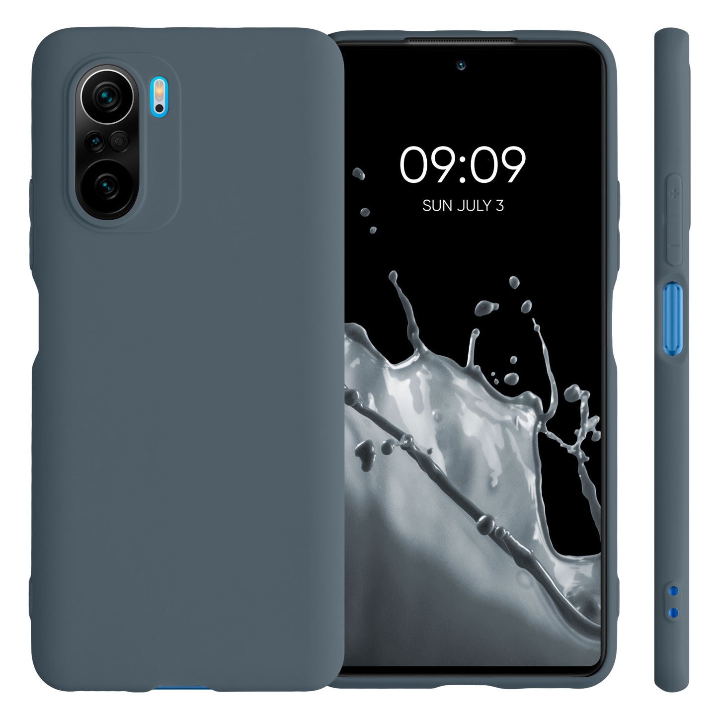 kwmobile Handyhülle für Xiaomi Poco F3 - Kabelloses Laden - Schutzhülle Cover