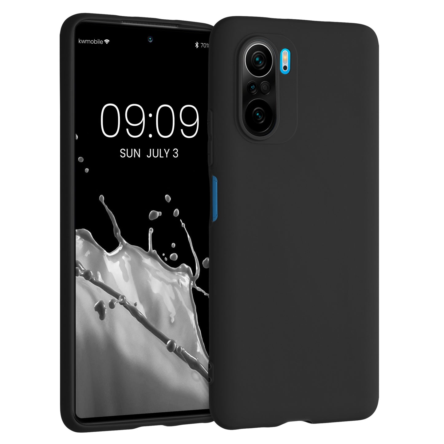 kwmobile Handyhülle für Xiaomi Poco F3 - Kabelloses Laden - Schutzhülle Cover
