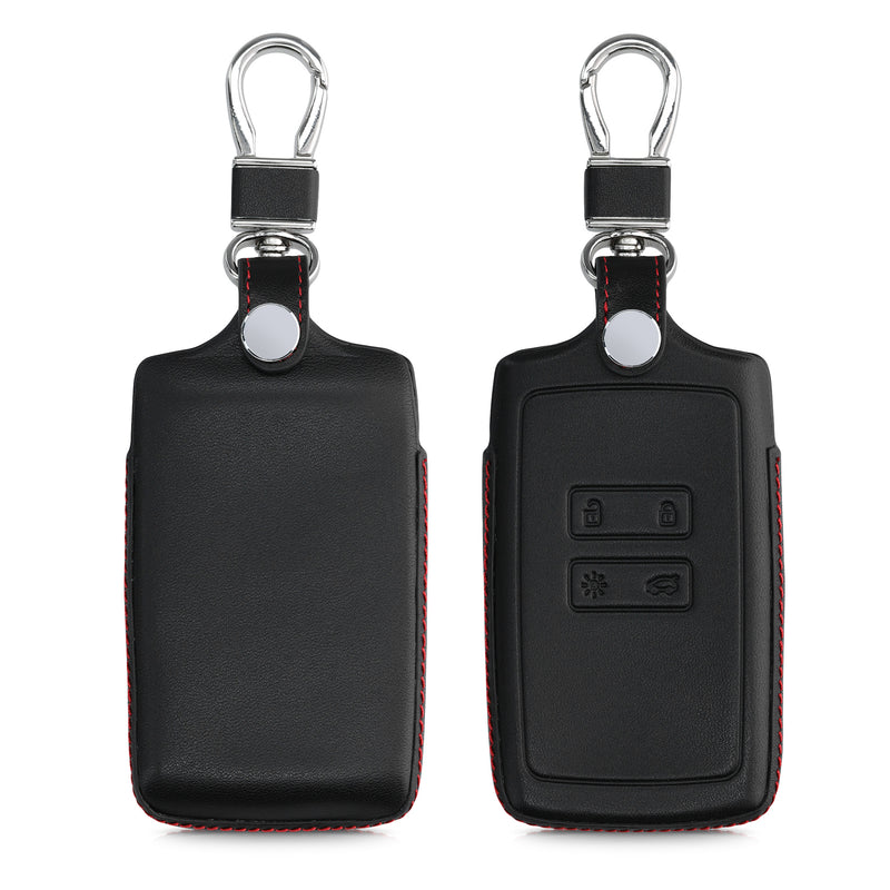 kwmobile Autoschlüssel Hülle kompatibel mit Renault 4-Tasten Smartkey Autoschlüssel (nur Keyless Go) Schutzhülle Schlüsselhülle