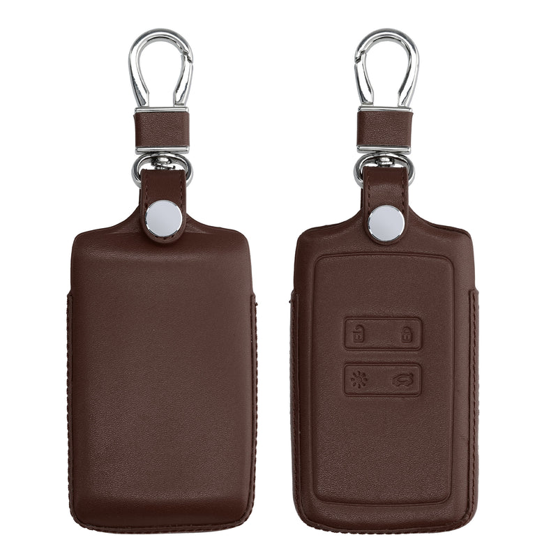 kwmobile Autoschlüssel Hülle kompatibel mit Renault 4-Tasten Smartkey Autoschlüssel (nur Keyless Go) Schutzhülle Schlüsselhülle