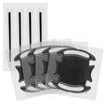 kwmobile Universal Auto Türgriff Lackschutzfolie Folie Schutzfolie Griffmulden und Griff 9,1 x 8,3 + 13 x 1,7 cm