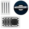kwmobile Universal Auto Türgriff Lackschutzfolie Folie Schutzfolie Griffmulden und Griff 9,1 x 8,3 + 13 x 1,7 cm
