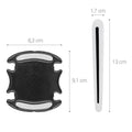 kwmobile Universal Auto Türgriff Lackschutzfolie Folie Schutzfolie Griffmulden und Griff 9,1 x 8,3 + 13 x 1,7 cm