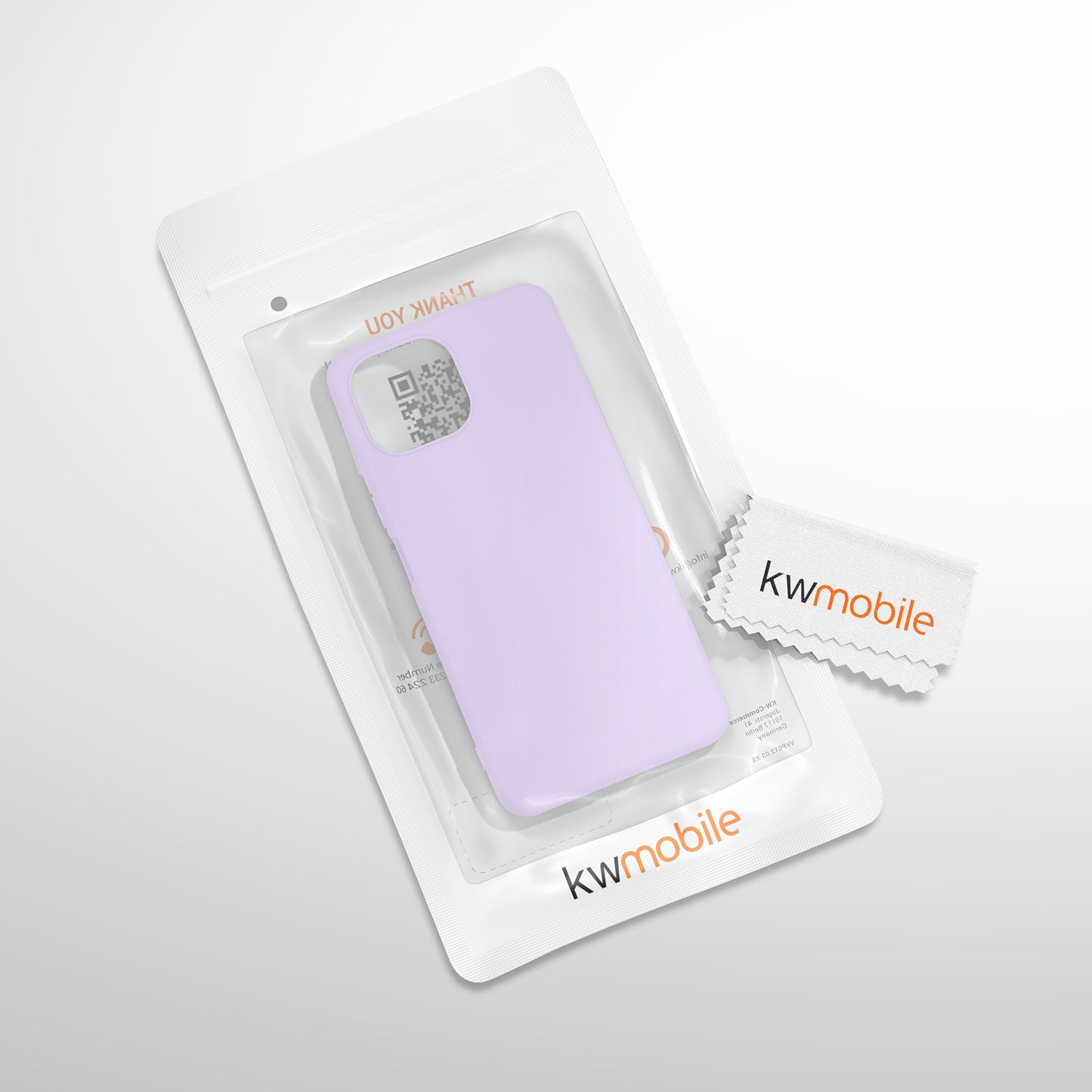 kwmobile Handyhülle für Xiaomi 11 Lite (5G) NE / Mi 11 Lite (5G) Hülle - Kabelloses Laden - Schutzhülle Cover
