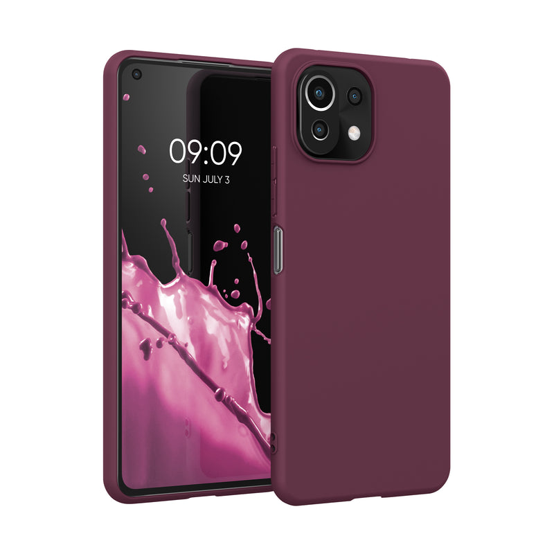 kwmobile Handyhülle für Xiaomi 11 Lite (5G) NE / Mi 11 Lite (5G) Hülle - Kabelloses Laden - Schutzhülle Cover