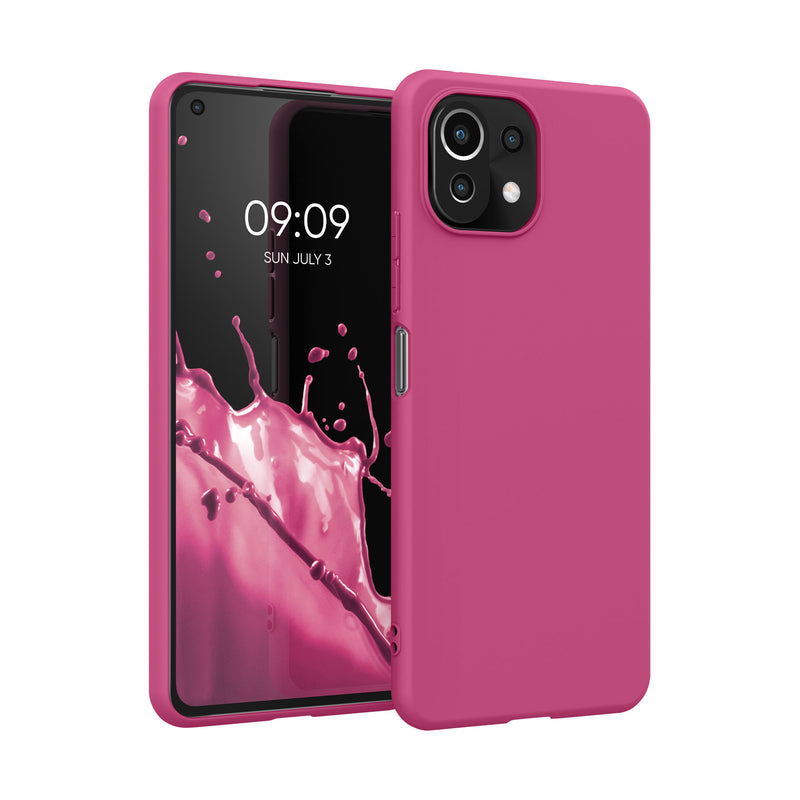 kwmobile Handyhülle für Xiaomi 11 Lite (5G) NE / Mi 11 Lite (5G) Hülle - Kabelloses Laden - Schutzhülle Cover
