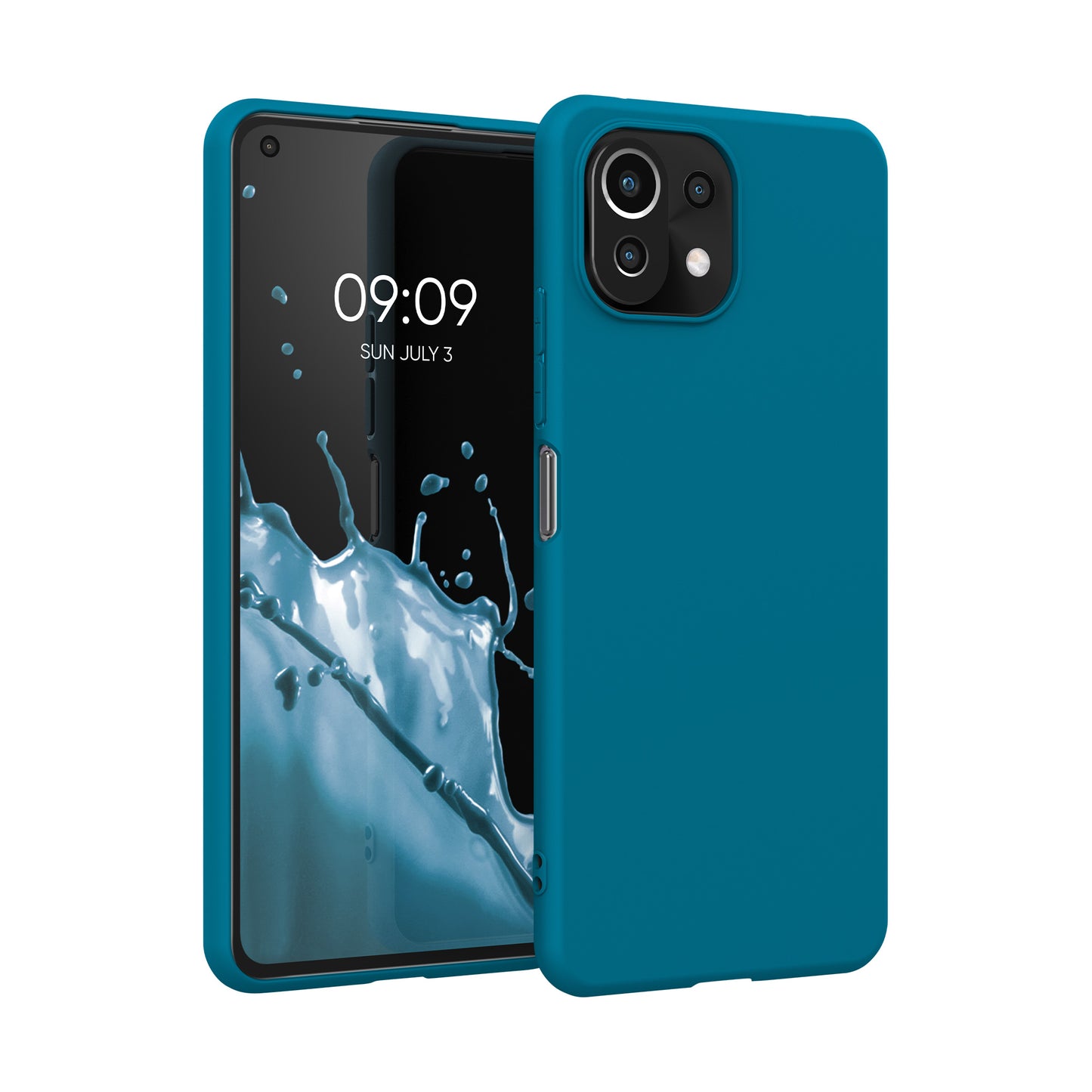 kwmobile Handyhülle für Xiaomi 11 Lite (5G) NE / Mi 11 Lite (5G) Hülle - Kabelloses Laden - Schutzhülle Cover