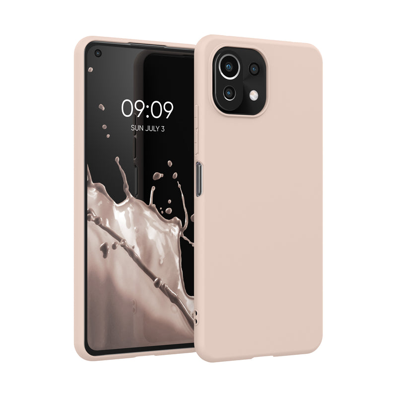 kwmobile Handyhülle für Xiaomi 11 Lite (5G) NE / Mi 11 Lite (5G) Hülle - Kabelloses Laden - Schutzhülle Cover