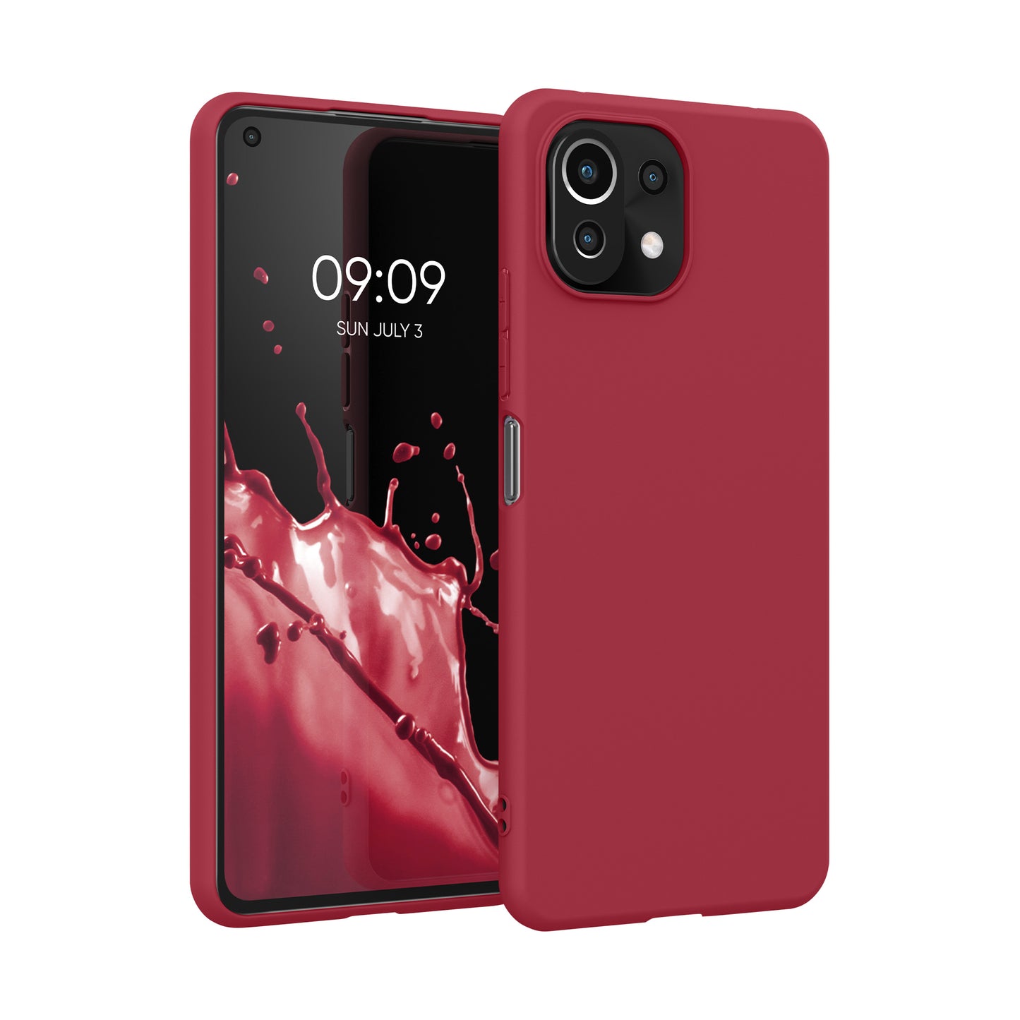 kwmobile Handyhülle für Xiaomi 11 Lite (5G) NE / Mi 11 Lite (5G) Hülle - Kabelloses Laden - Schutzhülle Cover