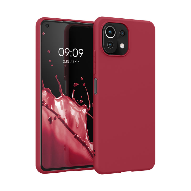kwmobile Handyhülle für Xiaomi 11 Lite (5G) NE / Mi 11 Lite (5G) Hülle - Kabelloses Laden - Schutzhülle Cover