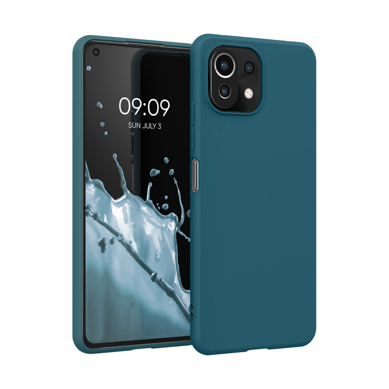 kwmobile Handyhülle für Xiaomi 11 Lite (5G) NE / Mi 11 Lite (5G) Hülle - Kabelloses Laden - Schutzhülle Cover