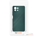 kwmobile Handyhülle für Xiaomi 11 Lite (5G) NE / Mi 11 Lite (5G) Hülle - Silikon Case metallisch schimmernd - Schutzhülle Cover