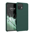 kwmobile Handyhülle für Xiaomi 11 Lite NE / Mi 11 Lite Hülle - Case Silikon - Kabelloses Laden - Schutzhülle Cover