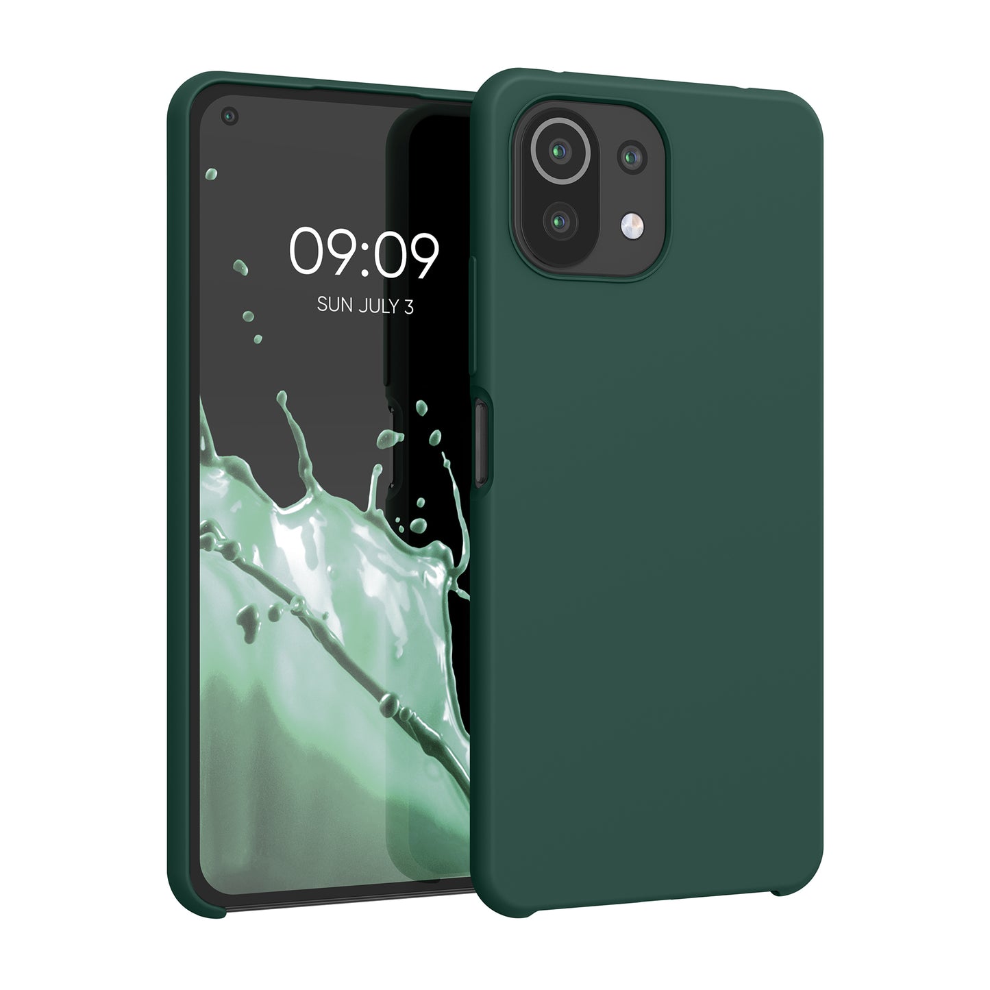 kwmobile Handyhülle für Xiaomi 11 Lite NE / Mi 11 Lite Hülle - Case Silikon - Kabelloses Laden - Schutzhülle Cover