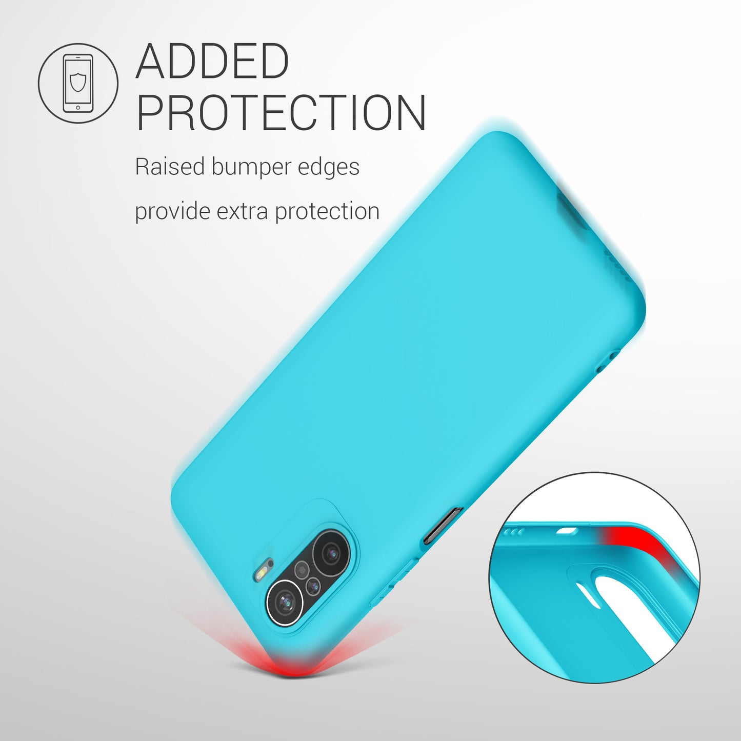 kwmobile Handyhülle für Xiaomi Mi 11i Hülle - weiches Handy Silikon Case - Schutzhülle Cover