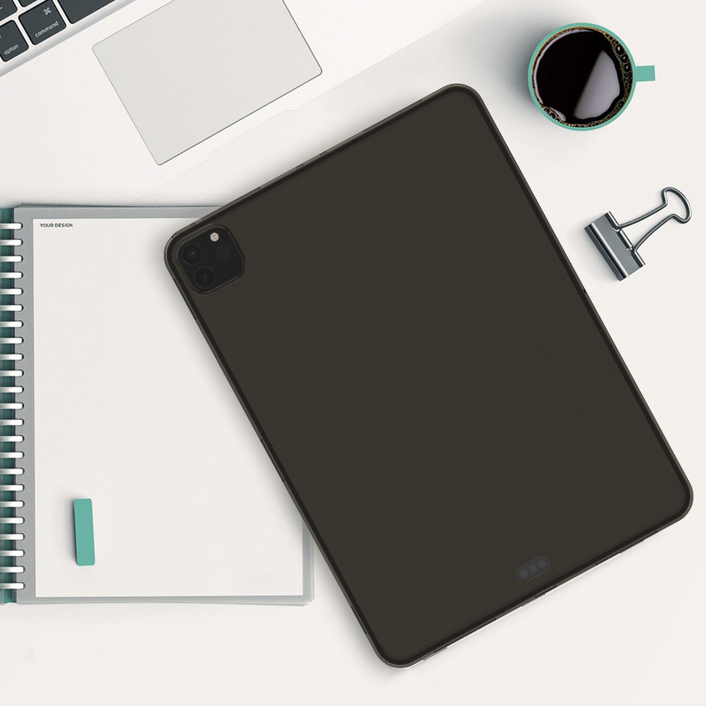 kwmobile Hülle kompatibel mit Apple iPad Air 11" (6. Gen 2024) / Air 4 / 5 / iPad Pro 11" (2020/2021/2022) Hülle - weiches Silikon Case transparent - Tablet Cover