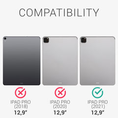 2x Folie kompatibel mit Apple iPad Air 13’’ (6. Gen 2024) / iPad Pro 12,9’’ - (2022) / (2021) - Matt - Displayschutz