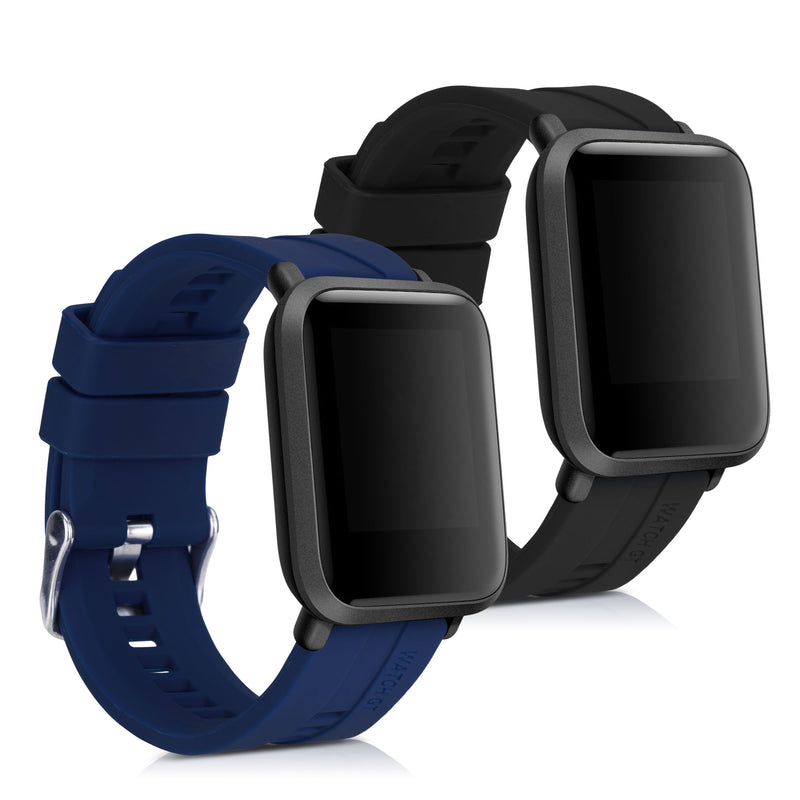 kwmobile Uhrenarmband für Huami Amazfit Bip / Bip Lite Armband Fitnesstracker Band Set Ersatzarmband Smartwatch