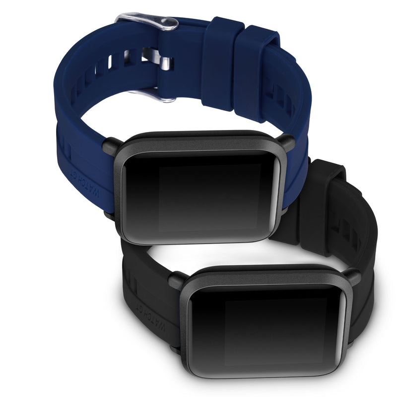 kwmobile Uhrenarmband für Huami Amazfit Bip / Bip Lite Armband Fitnesstracker Band Set Ersatzarmband Smartwatch