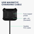 kwmobile USB Kabel Charger kompatibel mit Xiaomi Mi Watch Lite / Redmi Watch Ladekabel - Smart Watch Ersatzkabel - Fitnesstracker Aufladekabel