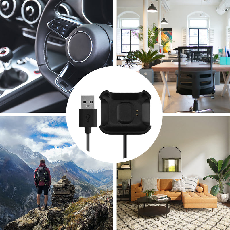 kwmobile USB Kabel Charger kompatibel mit Xiaomi Mi Watch Lite / Redmi Watch Ladekabel - Smart Watch Ersatzkabel - Fitnesstracker Aufladekabel
