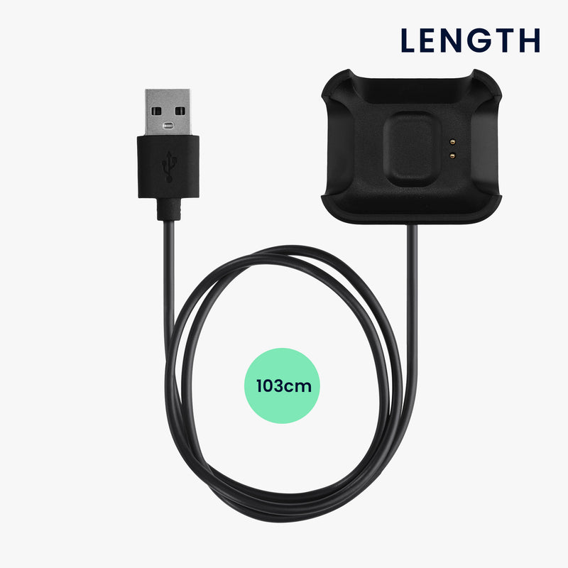 kwmobile USB Kabel Charger kompatibel mit Xiaomi Mi Watch Lite / Redmi Watch Ladekabel - Smart Watch Ersatzkabel - Fitnesstracker Aufladekabel