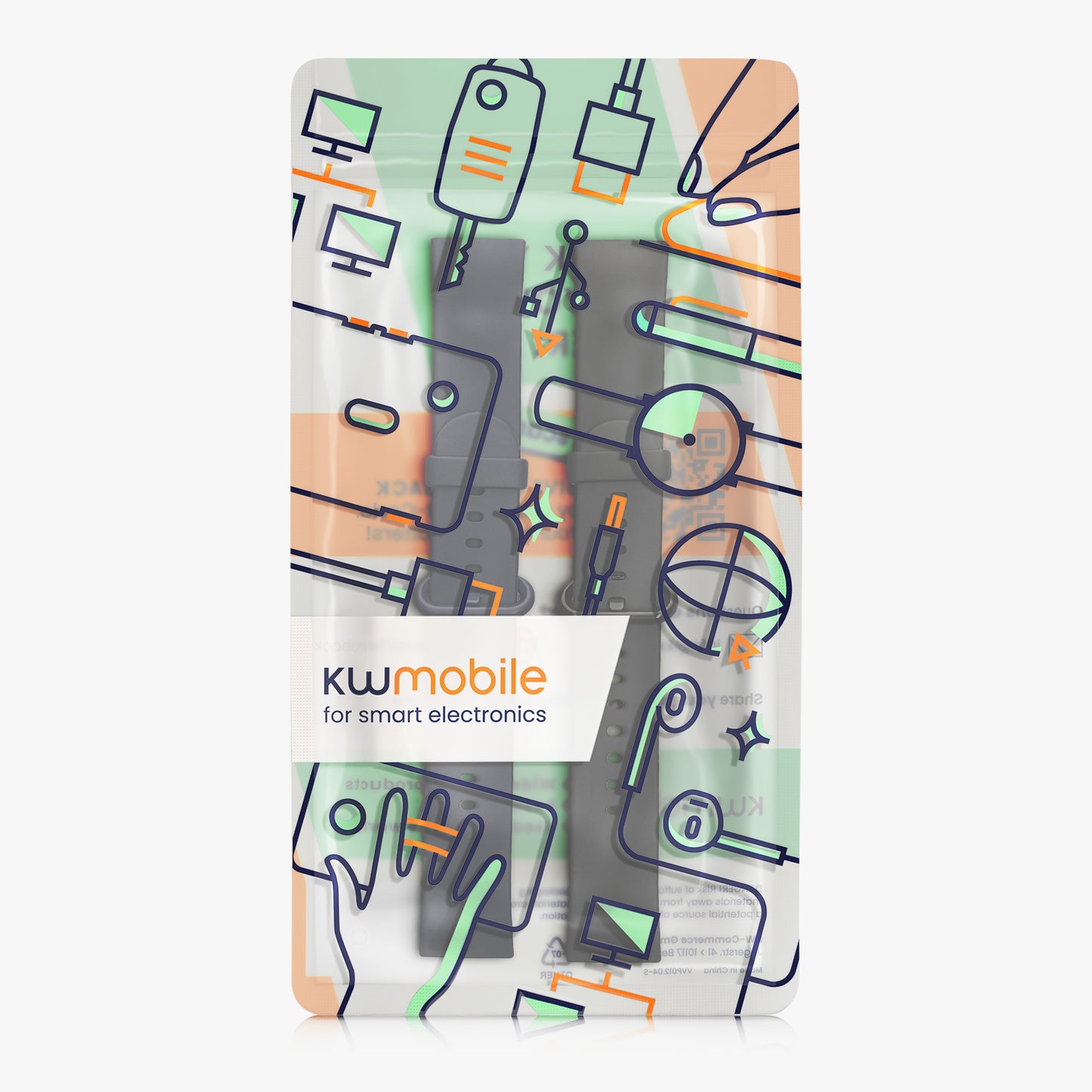 kwmobile Uhrenarmband für Xiaomi Mi Watch Lite / Redmi Watch Armband Fitnesstracker Band Set Ersatzarmband Smartwatch