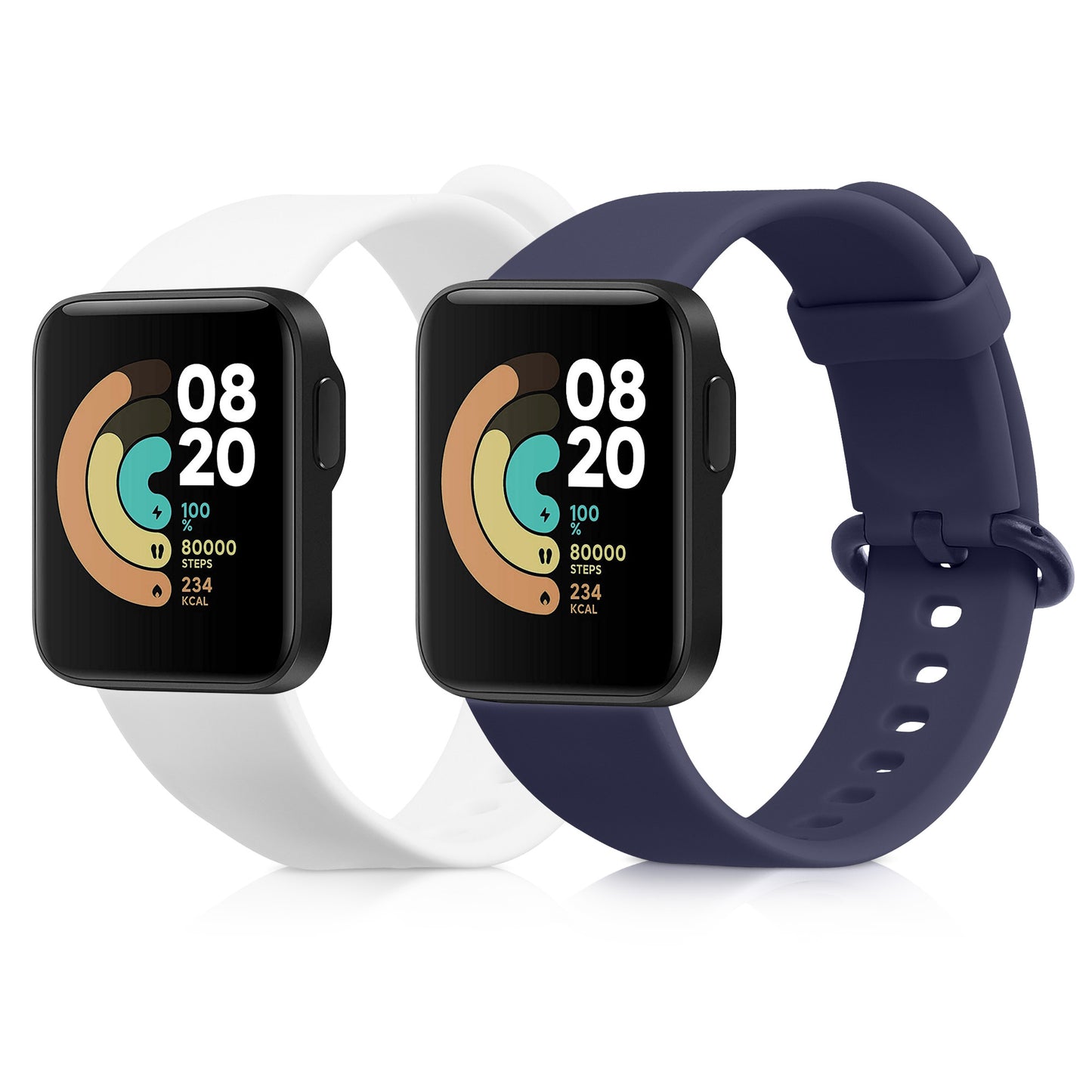 kwmobile Uhrenarmband für Xiaomi Mi Watch Lite / Redmi Watch Armband Fitnesstracker Band Set Ersatzarmband Smartwatch