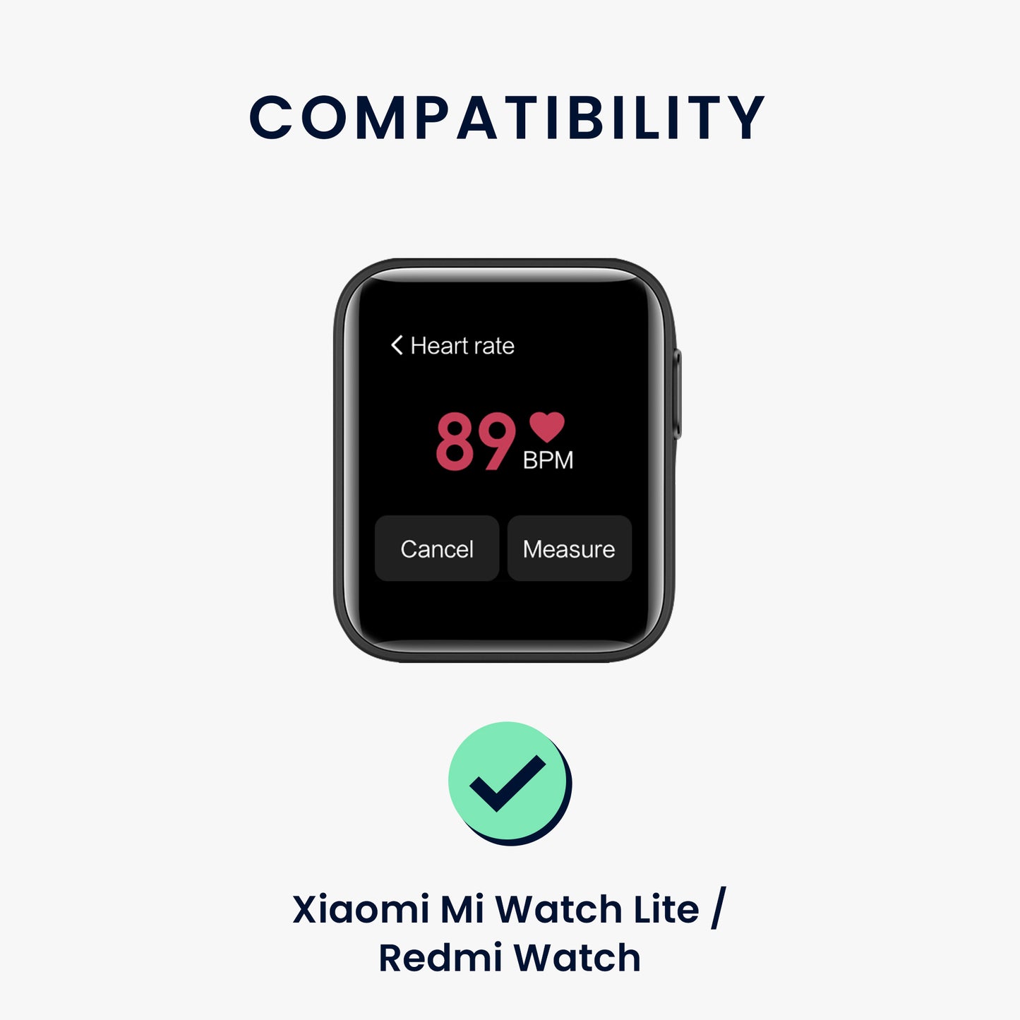 kwmobile Uhrenarmband für Xiaomi Mi Watch Lite / Redmi Watch Armband Fitnesstracker Band Set Ersatzarmband Smartwatch