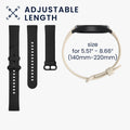 kwmobile Uhrenarmband für Xiaomi Mi Watch Lite / Redmi Watch Armband Fitnesstracker Band Set Ersatzarmband Smartwatch