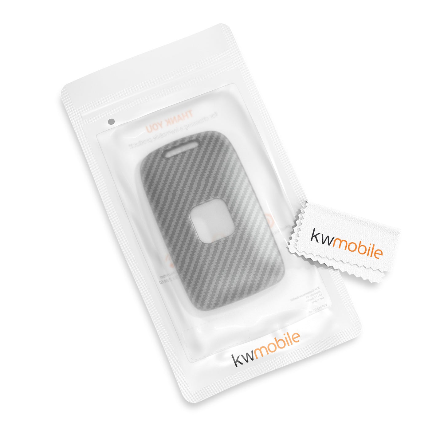 kwmobile Autoschlüssel Hülle kompatibel mit Renault 4-Tasten Smartkey Autoschlüssel (nur Keyless Go) Hardcover Schutzhülle Schlüsselhülle Cover