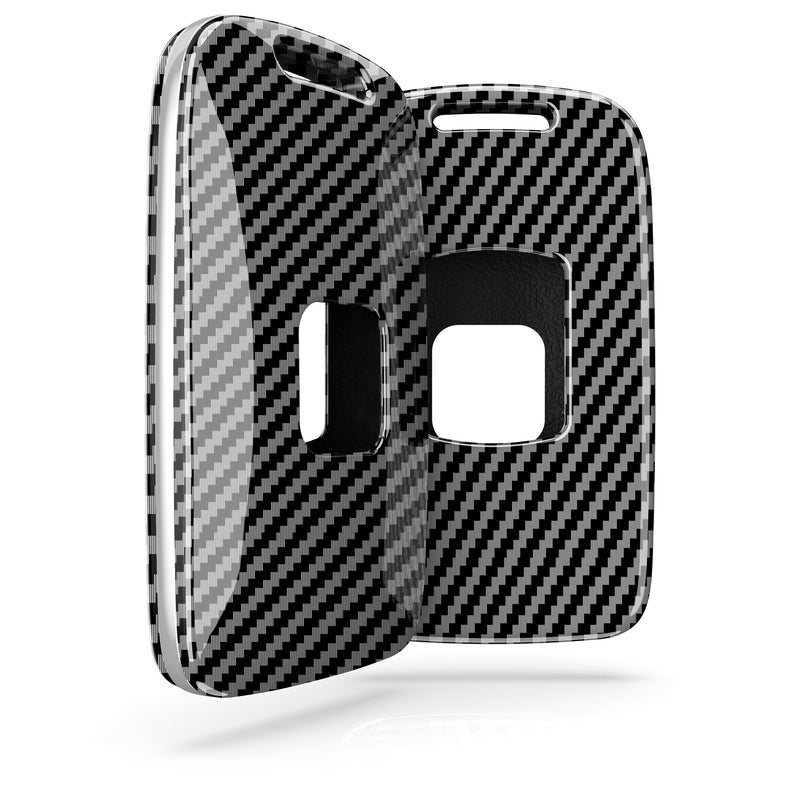 kwmobile Autoschlüssel Hülle kompatibel mit Renault 4-Tasten Smartkey Autoschlüssel (nur Keyless Go) Hardcover Schutzhülle Schlüsselhülle Cover