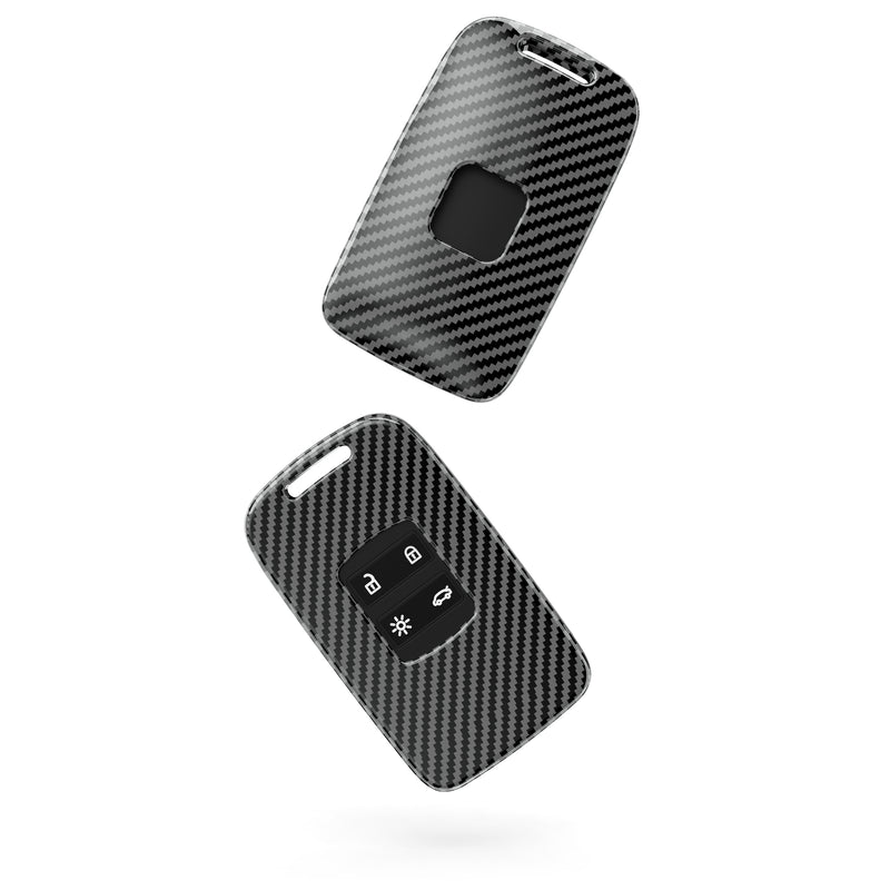 kwmobile Autoschlüssel Hülle kompatibel mit Renault 4-Tasten Smartkey Autoschlüssel (nur Keyless Go) Hardcover Schutzhülle Schlüsselhülle Cover