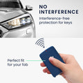 kwmobile Autoschlüssel Schutzhülle kompatibel mit Renault 4-Tasten Smartkey Autoschlüssel (nur Keyless Go) Hülle