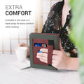 kwmobile Schutzhülle kompatibel mit Pocketbook Touch Lux 4/5/Touch HD 3/Color (2020)/ Vivlio Lux 5 Flip Hülle - Cover mit Handschlaufe