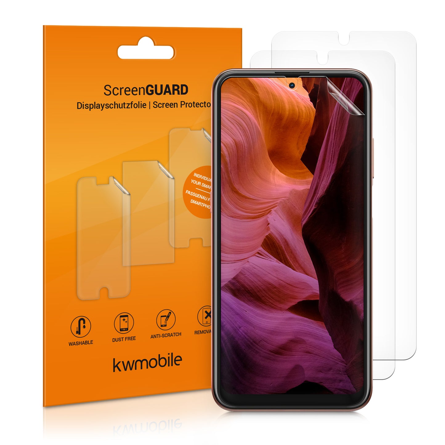 3x Folie kristallklar für Nokia X20 / X10