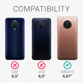 3x Folie kristallklar für Nokia X20 / X10