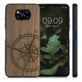 kwmobile Hülle kompatibel mit Xiaomi Poco X3 NFC / Poco X3 Pro Hülle - Handy Cover - TPU Handyhülle Kompass Vintage