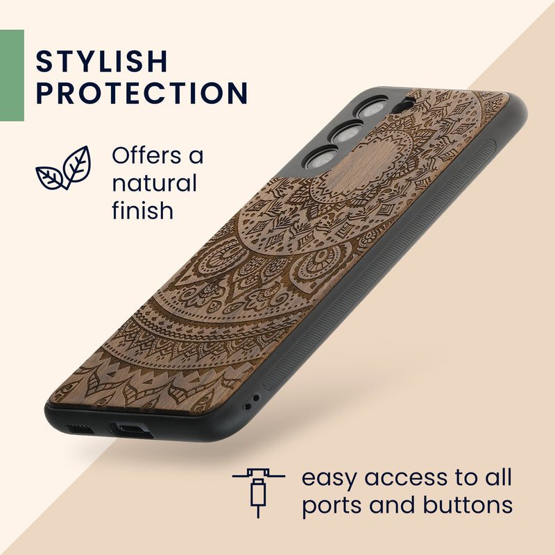 kwmobile Hülle kompatibel mit Samsung Galaxy S21 Hülle - Handy Cover - TPU Handyhülle in Aufgehende Sonne