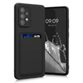 kwmobile Handyhülle kompatibel mit Samsung Galaxy A52 / A52 5G / A52s 5G Hülle - Handy Cover mit Fach für Karten
