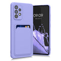 kwmobile Handyhülle kompatibel mit Samsung Galaxy A52 / A52 5G / A52s 5G Hülle - Handy Cover mit Fach für Karten