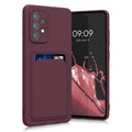 kwmobile Handyhülle kompatibel mit Samsung Galaxy A52 / A52 5G / A52s 5G Hülle - Handy Cover mit Fach für Karten