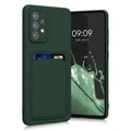 kwmobile Handyhülle kompatibel mit Samsung Galaxy A52 / A52 5G / A52s 5G Hülle - Handy Cover mit Fach für Karten