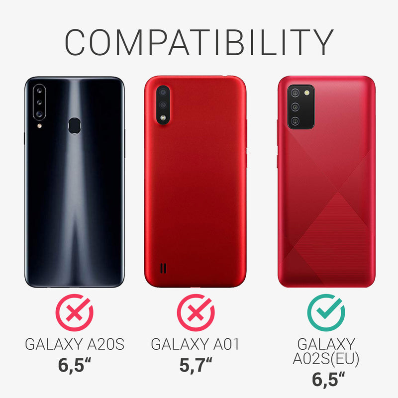 3x Folie kristallklar für Samsung Galaxy A02s