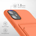 kwmobile Handyhülle kompatibel mit Apple iPhone 11 Hülle - Handy Cover mit Fach für Karten