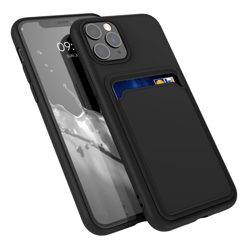 kwmobile Handyhülle kompatibel mit Apple iPhone 11 Pro Hülle mit Fach für Karten