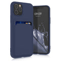 kwmobile Handyhülle kompatibel mit Apple iPhone 11 Pro Hülle mit Fach für Karten
