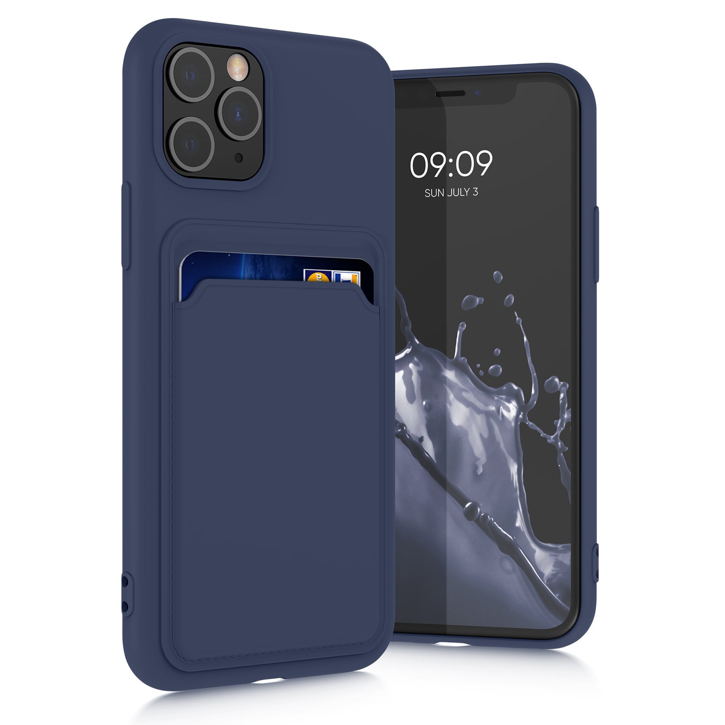 kwmobile Handyhülle kompatibel mit Apple iPhone 11 Pro Hülle mit Fach für Karten